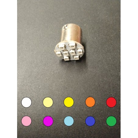Flasher BA15S / 89 - 12V - 10 Couleurs