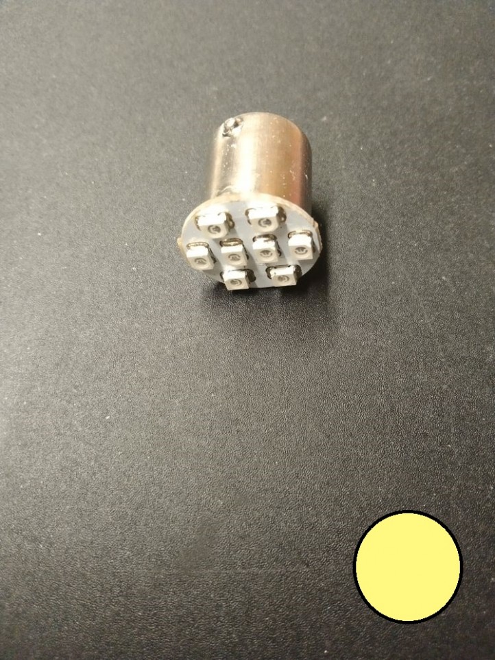 Flasher BA15S / 89 - 12V - 9 Colors