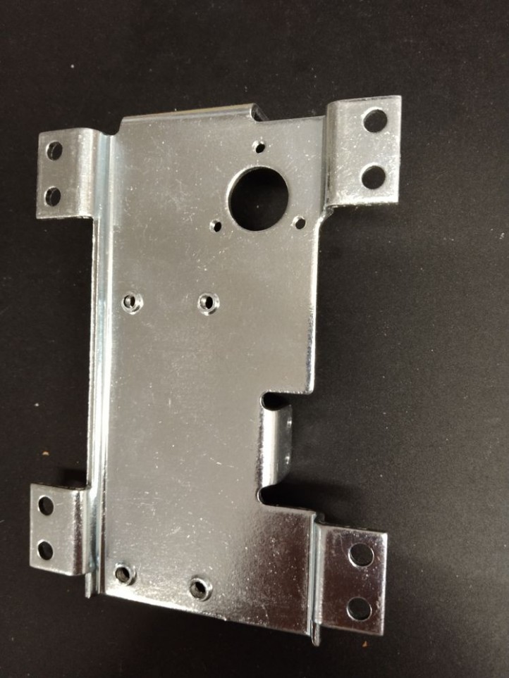 DATA EAST / SEGA / STERN - Flipper Bracket Base Plate Assembly - 515-6617-01 / 535-7275-01 - Left
