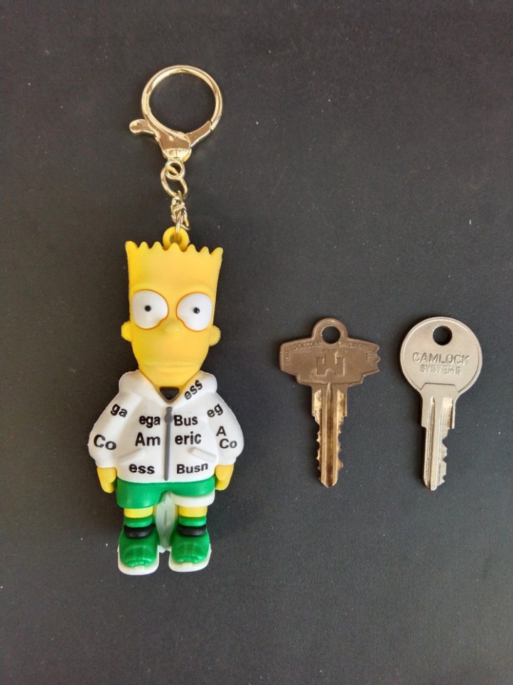 Key Holder - The Simpsons - Bart - 3D