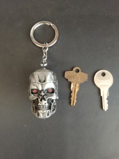 Porte Clé - Terminator - Crâne - 3D