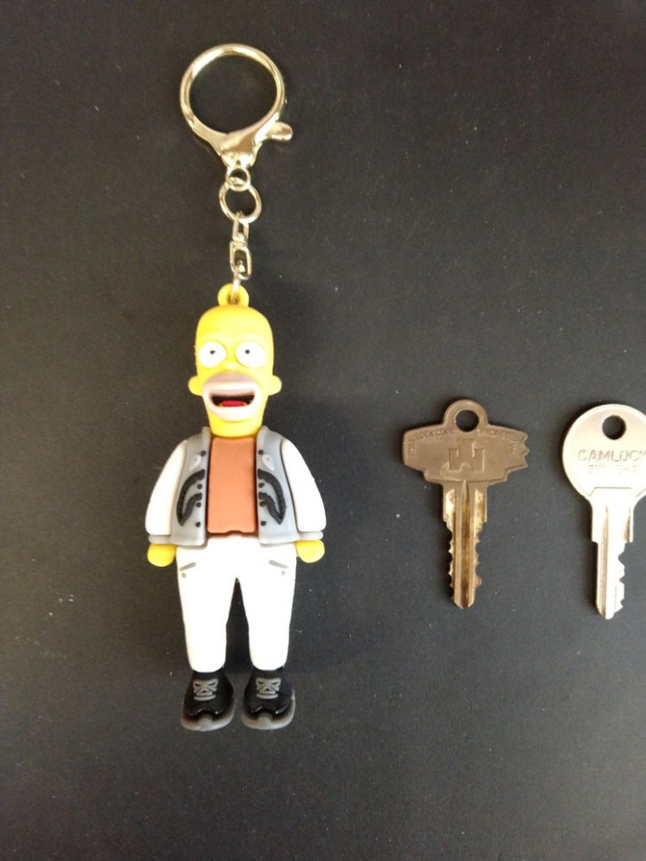 Porte Clé - The Simpsons - Homer - 3D