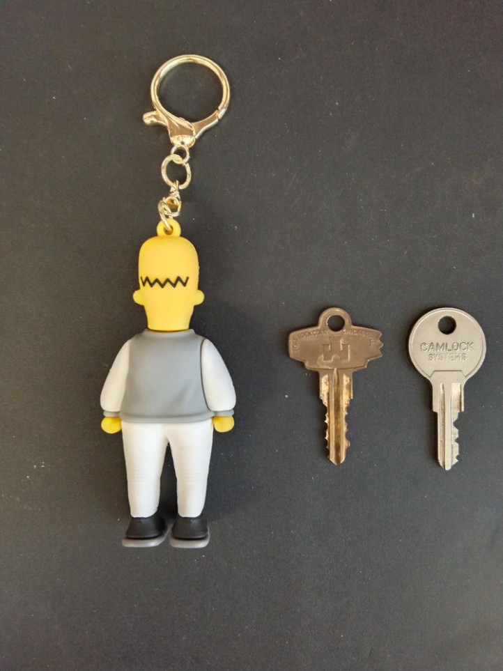 Porte Clé - The Simpsons - Homer - 3D