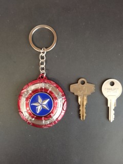 Porte Clé - Avengers - Bouclier - 3D Spinner