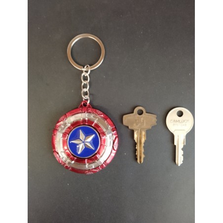 Porte Clé - Avengers - Bouclier - 3D Spinner