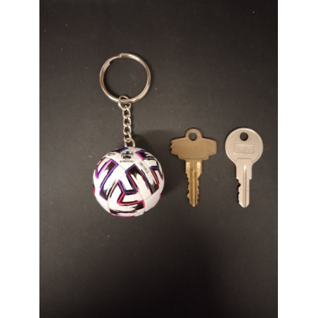 Porte Clé - Football - Euro 2020 - 3D - Cuir