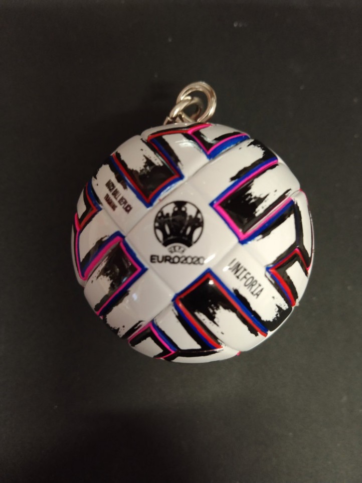 Porte Clé - Football - Euro 2020 - 3D - Cuir