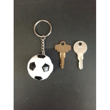 Porte Clé - Football - 3D - Cuir