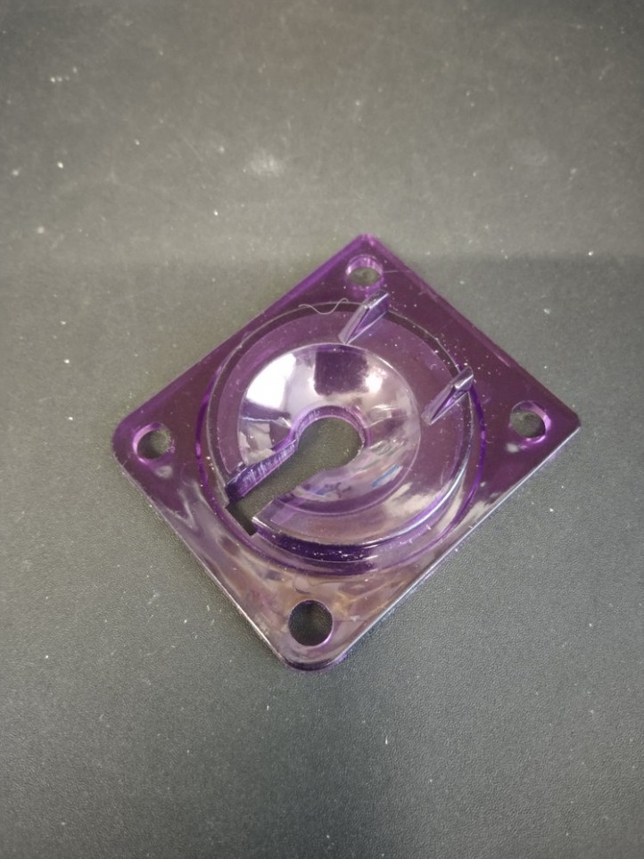 Plaque Ejecteur - Translucide Mauve