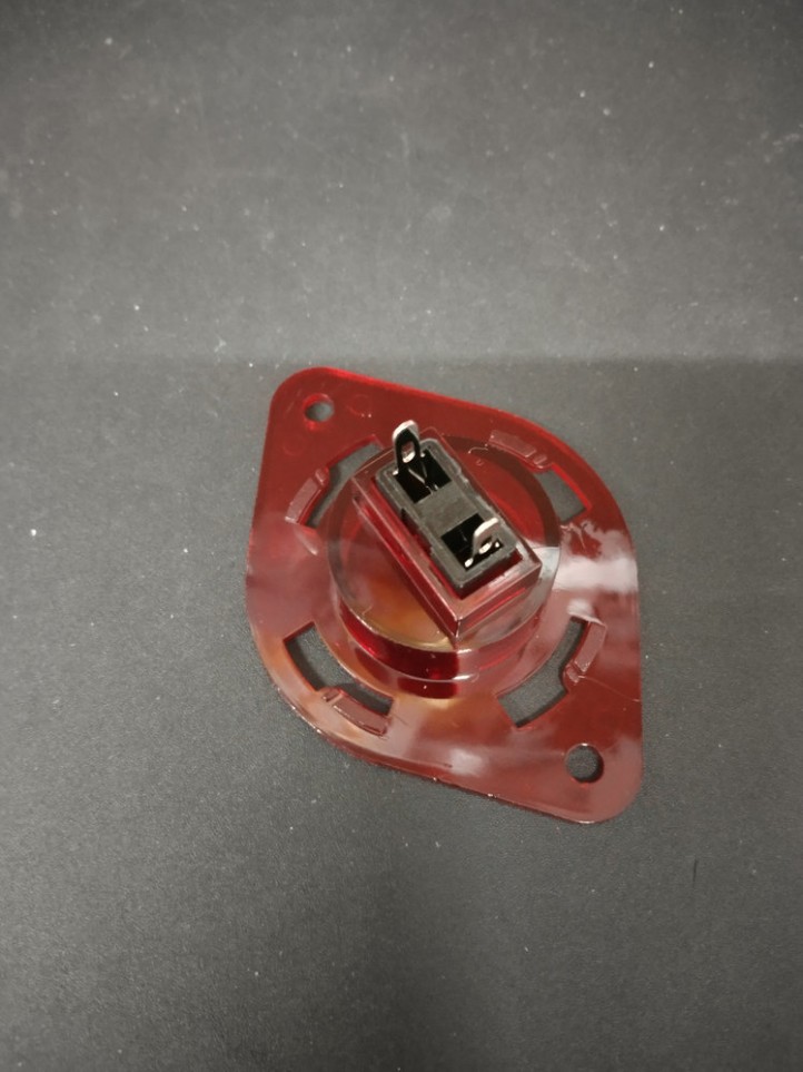 Douille Dôme Twist - Translucide Rouge