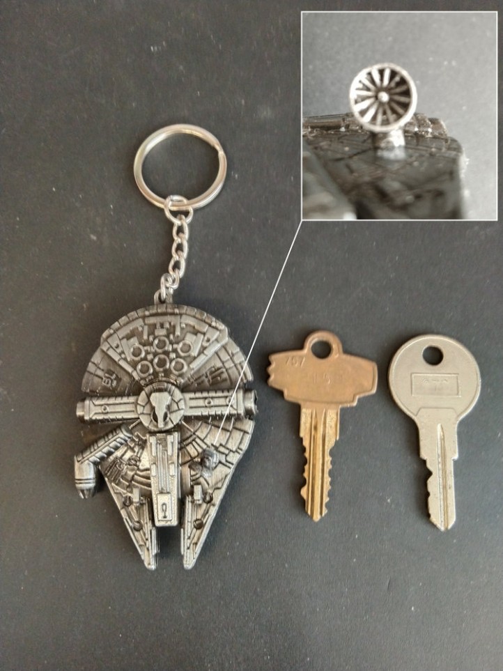 Key Holder - Star Wars - Millennium Falcon - 3D