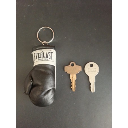 Porte Clé - Boxe - Gant Noir - Cuir