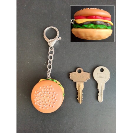 Porte Clé - Pulp Fiction - Hamburger - 3D
