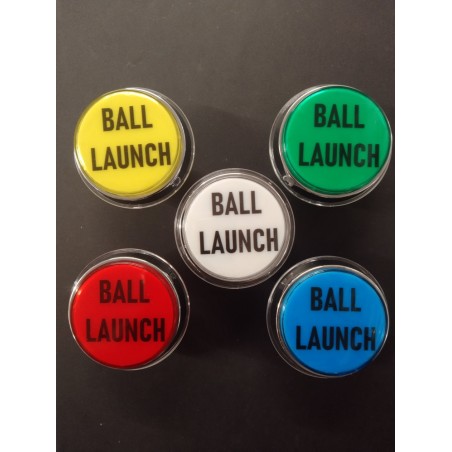 Bouton de Caisse Large - BALL LAUNCH - Corps Chrome - 5 Couleurs
