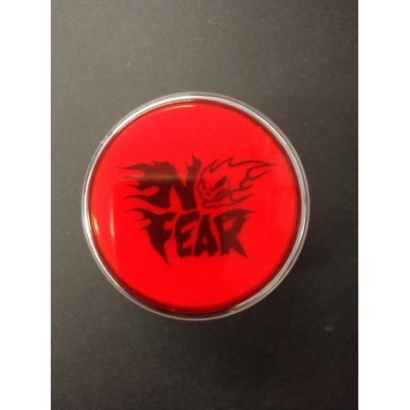 Bouton de Caisse Large - No Fear - Corps Chrome - Logo