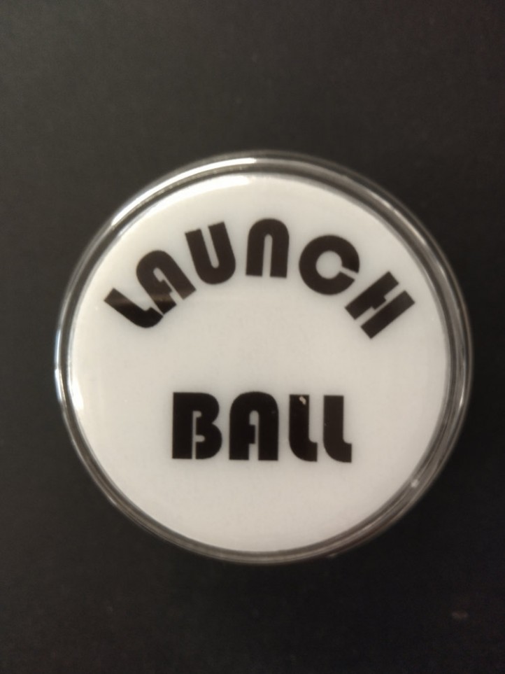 Bouton de Caisse Large - LAUNCH BALL - Corps Chrome - 5 Couleurs