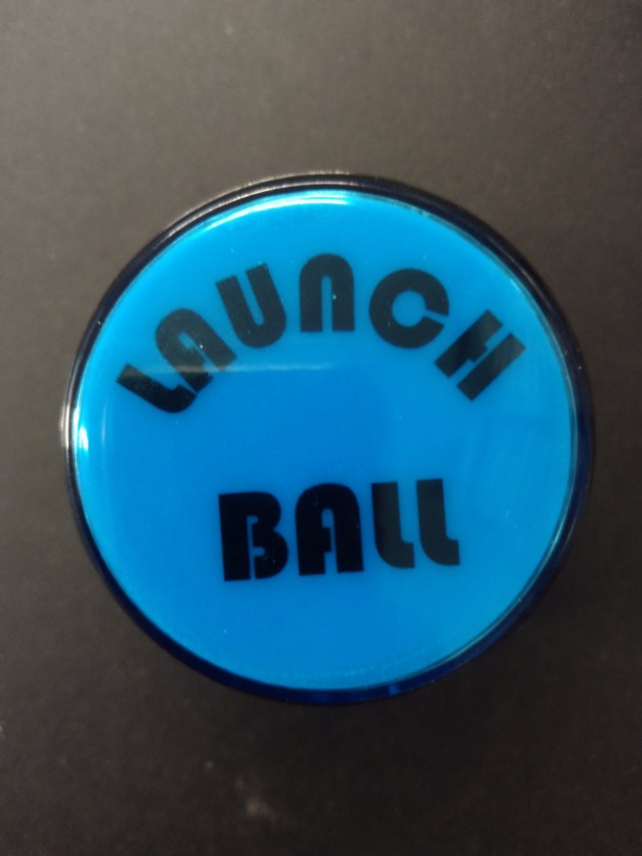 Large Button - LAUNCH BALL - Black Body - 5 Colors