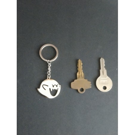 Porte Clé - Mario - Fantôme - INOX