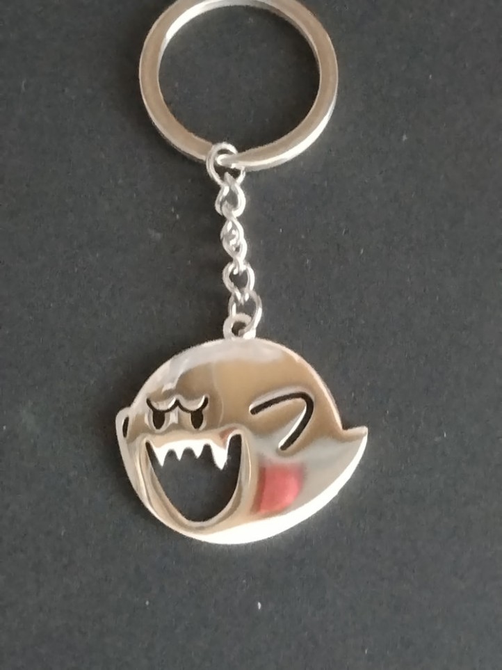 Key Holder - Mario - Ghost - Stainless Steel