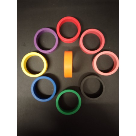 Elastique de Batteur - 1/2"x1-1/2" - Polyurethane - 9 couleurs