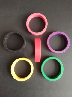 Elastique de Batteur - 3/8"x1-1/2" - Polyurethane - 6 couleurs