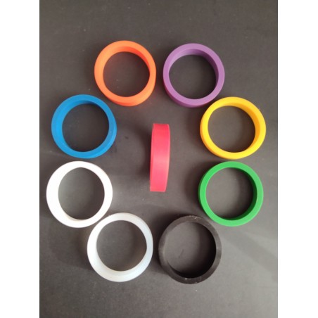 Elastique de Batteur - 3/8"x1-1/2" - Silicone - 9 couleurs
