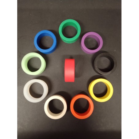 Elastique de Mini Batteur - 1/2"x1" - Silicone - 10 couleurs