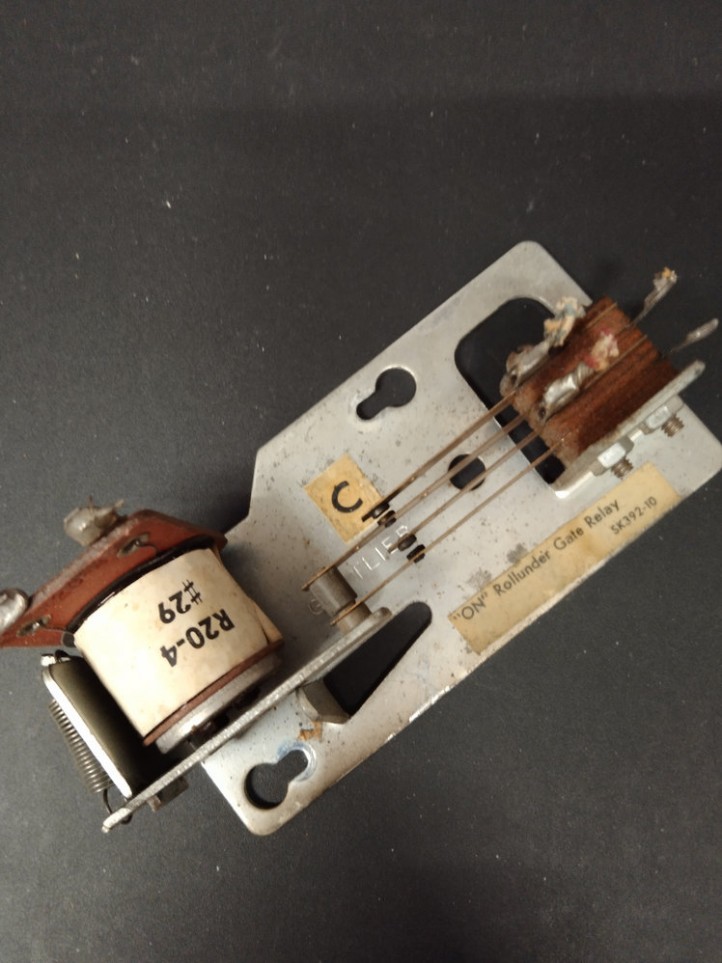 GOTTLIEB - Gondolier - 1958 - Relay C - "ON Rollunder Gate"