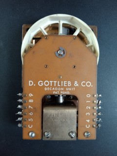 GOTTLIEB - Compteur Score - 1pt - 1967 - Decagon