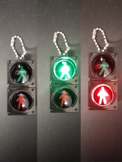 Porte Clé - Feu Piéton - 3D