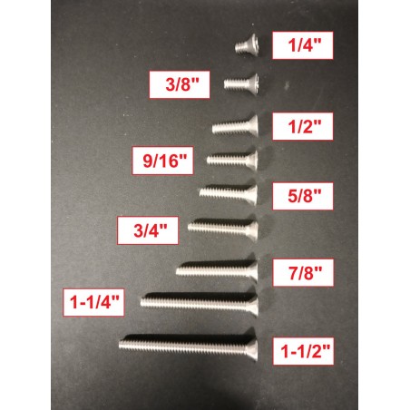 Screw - 6-32 - philips flat head - Stainless Steel