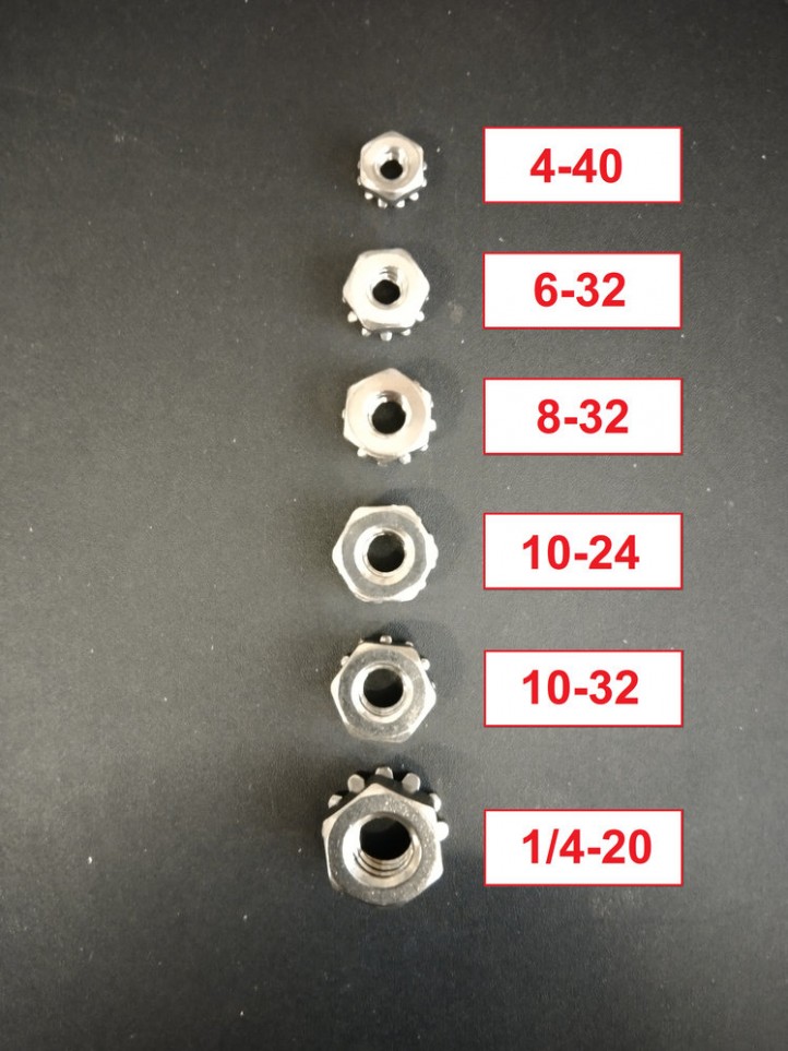 Ecrou - Eventail - INOX