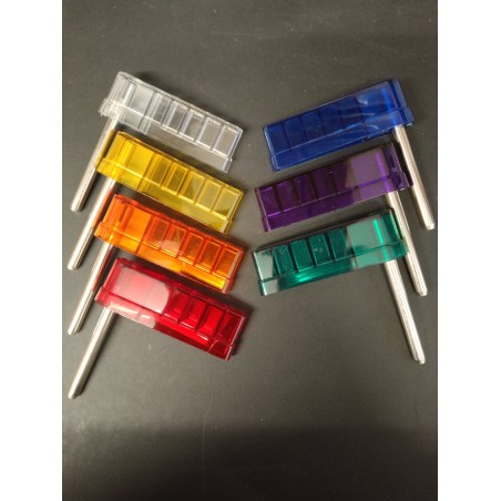 WILLIAMS - Flipper & Shaft - W Logo - Translucent - 7 colors