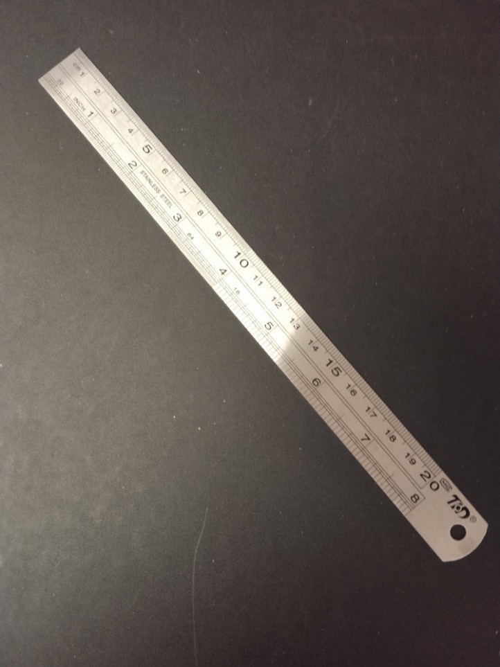 Réglet - cm / inch - INOX