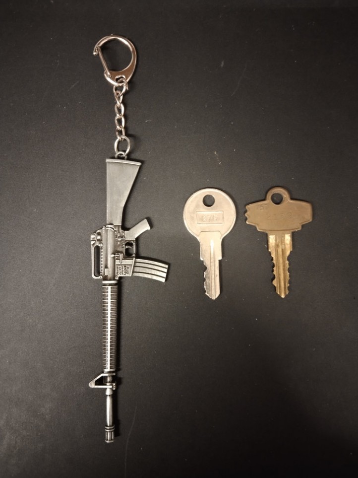 key Holder - M16 Rifle - 3D