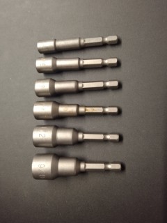 Magnet Nutdriver Bit - 6 Sizes