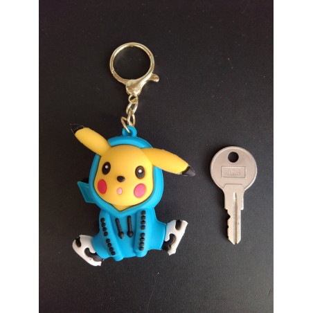 Porte Clé - Pokemon - Pikachu Sport Bleu - 3D