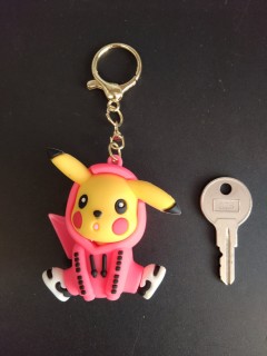 Porte Clé - Pokemon - Pikachu Sport Rose - 3D
