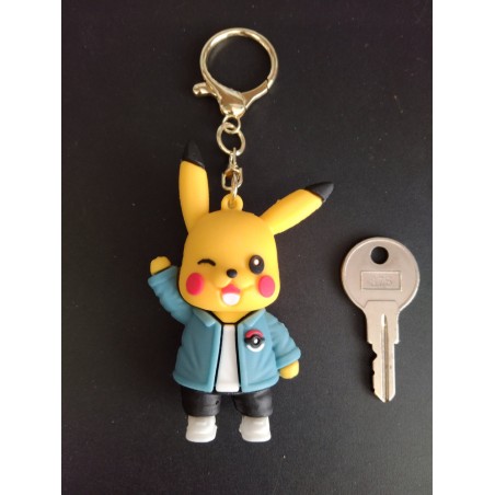 Porte Clé - Pokemon - Pikachu Clin D'Oeil - 3D