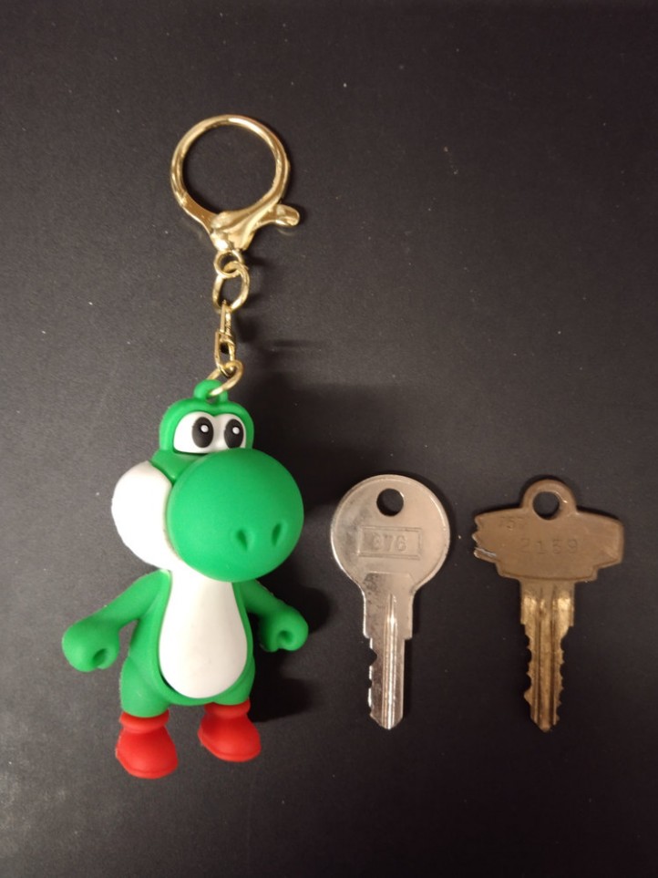 Key Holder - Mario - Yoshi / Green - 3D