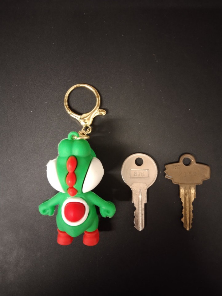 Key Holder - Mario - Yoshi / Green - 3D