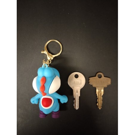 Porte Clé - Mario - Yoshi / Bleu - 3D