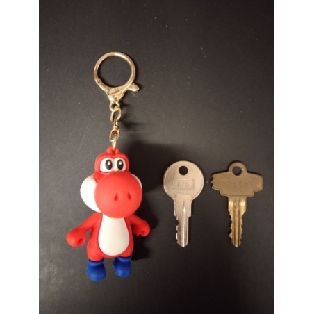 Porte Clé - Mario - Yoshi / Rouge - 3D