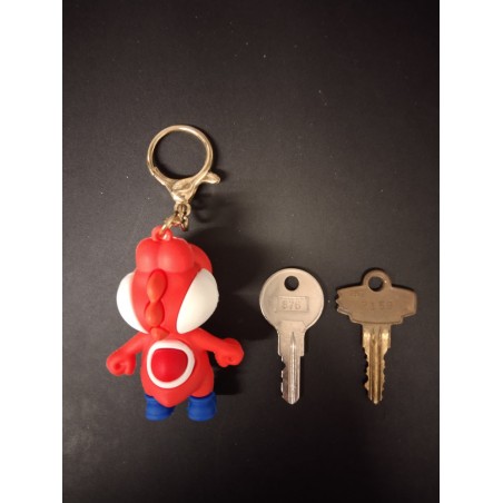 Porte Clé - Mario - Yoshi / Rouge - 3D
