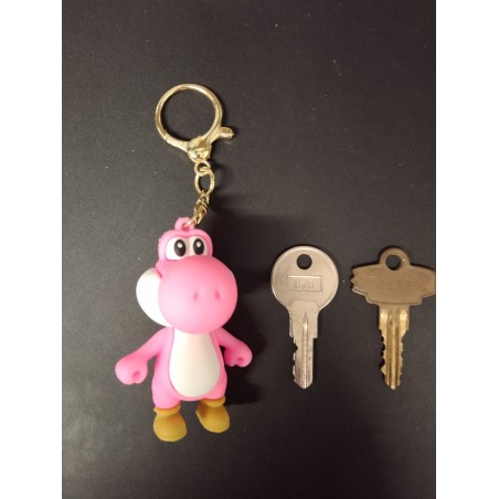 Porte Clé - Mario - Yoshi / Rose - 3D