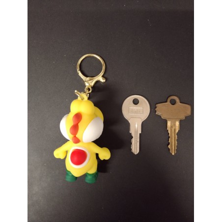 Porte Clé - Mario - Yoshi / Jaune - 3D
