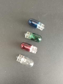 T10 - 12V / 5W - 4 colors