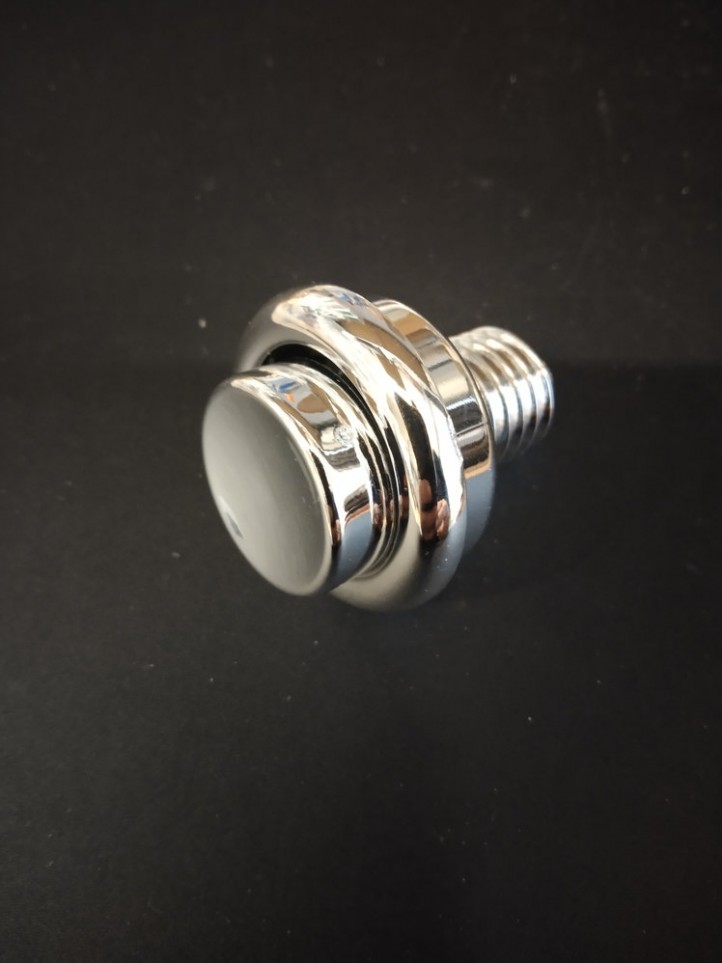 Flipper Pushbutton - Chrome