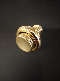 Flipper Pushbutton - Gold