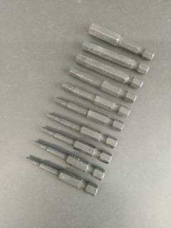Allen Bit 1/4" - 10 Pieces